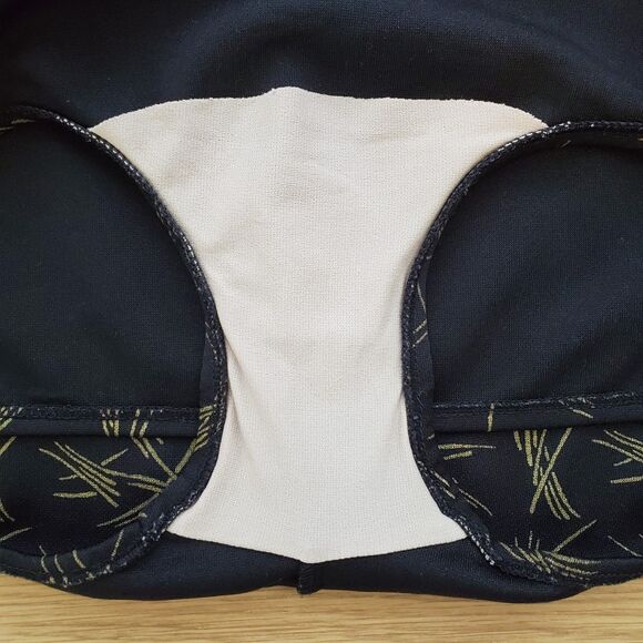 Vintage 60's Robby Len Bullet Bra Black Gold Swimsuit - Picture 12 of 13